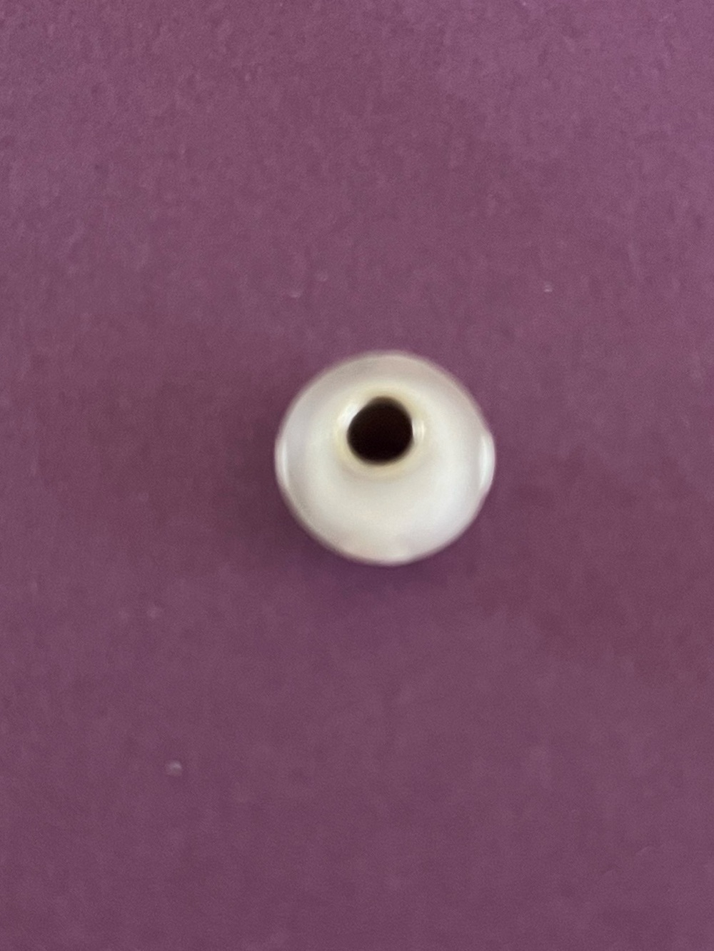 Trollbeads White Sand Bead. TGLBE-10333. - Picture 4 of 8